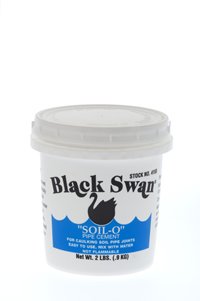 Black Swan 04155 Soil-O, 2LB - Pipe Leak Sealer, Quick Fix Pipe Leak Solution - Ideal for Sealing Soil, Drain, and Sewer Pipes in Difficult Positions