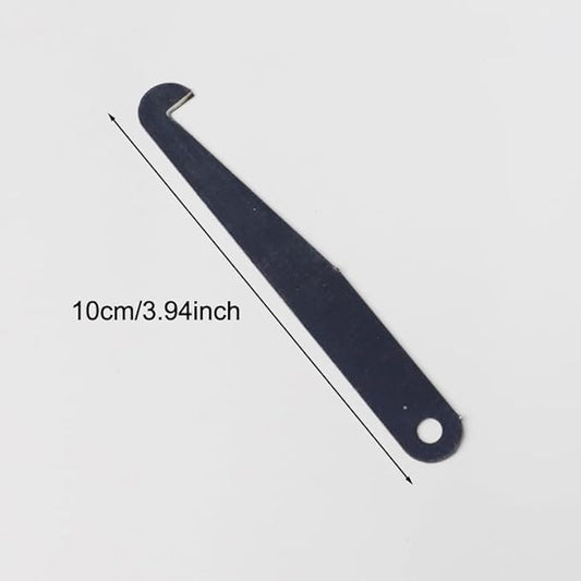 10 Pack Tile Grout Saw Blade Replacement Grout Remover Tool Angled Blade Parts for Grout Removal Tool Tile Caulk Remover Grout Scraper Rake Tile Joint Cleaning Knife Cleaner Caulk Removal Tools