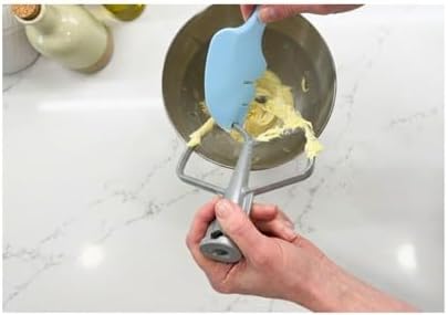 Silicone Spatula ONE Mixer Beater Scraper and Spatula, Glacier Blue