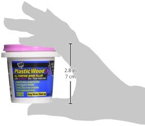 DAP Plastic Wood-X with DryDex Wood Filler, Natural, 5.5 Oz (7079800540) (Pack of 6)
