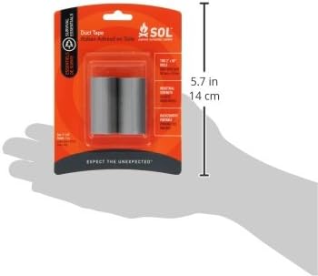 S.O.L. Survive Outdoors Longer Duct Tape, 2" x 50" 2 Count