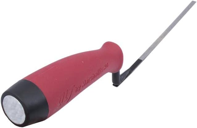 MARSHALLTOWN QLT Tuck Pointer, 6 1/2 x 1/4 Inch, Soft Grip Handle, Tuck Pointing Trowel for Brick and Mortar Joints, TPSG614