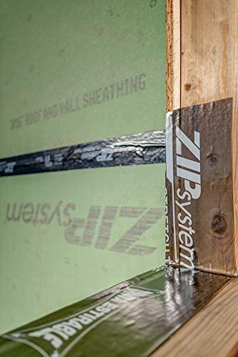 ZIP System Stretch Tape - Flexible Adhesive Flashing - Advanced Acrylic Adhesion - for Sealing Around Curves, Corners, Windows & Doors - Professional-Grade - Weather Protection - 6" x 20' Roll
