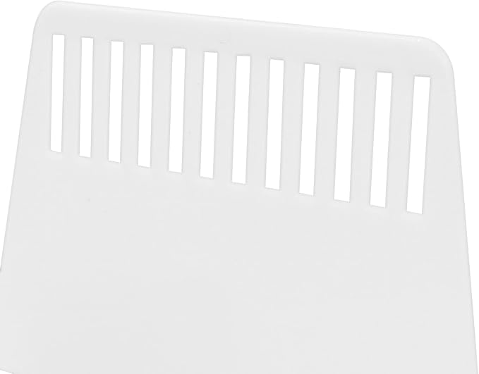 Plastic Putty Knife, 7 Inch Scraper Tool, Flexible Spackle Spreader Smoothing Tool for Paint, Wall Paper Treatment, Windshield, Drywall, Decals, Patching, Painting, White