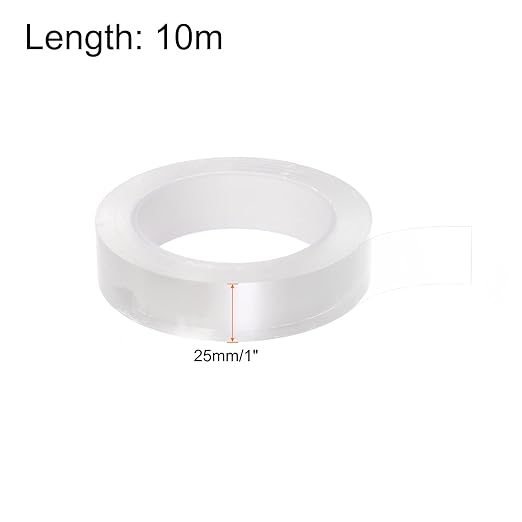 HARFINGTON Caulk Strip Tape Clear 1" x33Ft Waterproof Sealing Tape with Sealing Tool for Kitchen Cooktop Sink Bathtub Shower Toilet