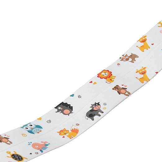 1.5inch x 10.5Feet Caulk Tape,Bathroom Adhesive Seam Stickers,Cute Pattern Seam Stickers,Self-Adhesive Caulking Sealing Tape,for Countertop,Sink,Bathroom,Toilet,Bathtub Floor