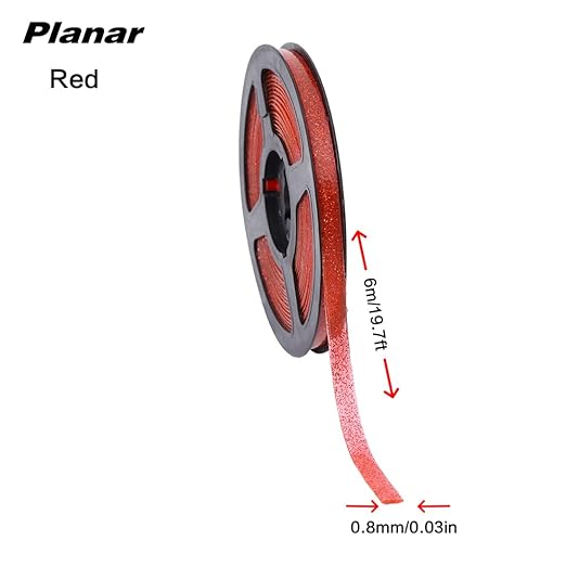 Caulk Tape Waterproof Self Adhesive,Bathroom Accessories Sealant Strip Caulk Strip Caulking Tool,Caulking Sealing Tape for Kitchen Countertop,Toilet,Windows,Decor (Red, Planar)