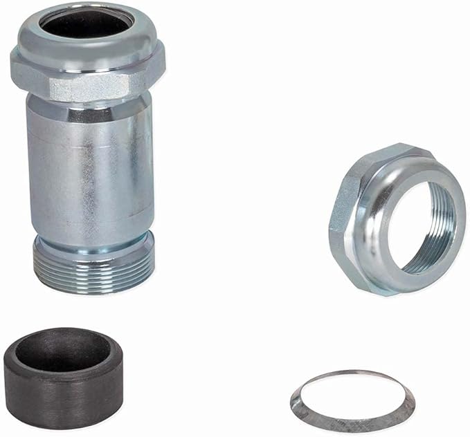 Eastman 4-3/8 Inch Long Pattern Compression Coupling, 1 Inch IPS, Galvanized Steel, 20566