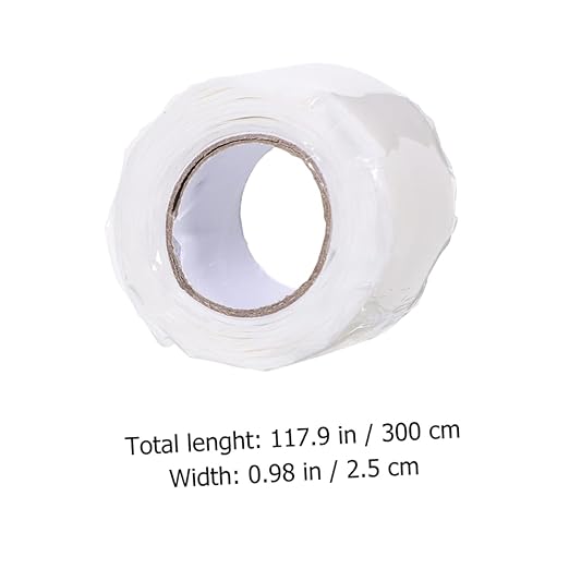 Alipis Pipe Sealing Tape for Leak Repair Rubberized Sealant Tape for Pipes and Gaps Wide Self-Adhesive