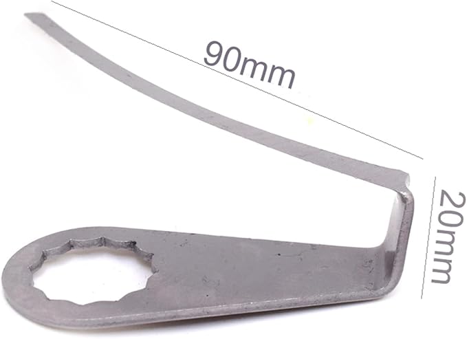 Pneumatic Air Windshield Remover Cutter Blades 35.43" 90mm Cold knife Bent Blade Silica Gel Sealant In Car Doors Encapsulated Glass Windscreen Removal Tool Parts