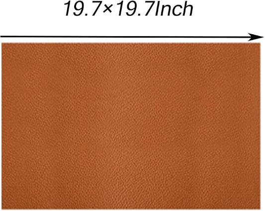 Faux Leather Repair Patch 19.7 × 19.7In,Wine Red Self - Adhesive Leather Repair, 2.5MM Thick Upholstery Leather for Upholstery Crafts, DIY Sewing, Sofas, Furniture, Car Seats, Chairs(1Pcs)