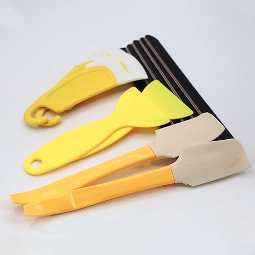 11PCS 3D Printer Accessories Tool Set Includes Silicone Spatulas, Resin Scrapers, and 3D Model Polishing Tools for Resin Transfer, Smoothing, and Finishing 3D Printing Projects