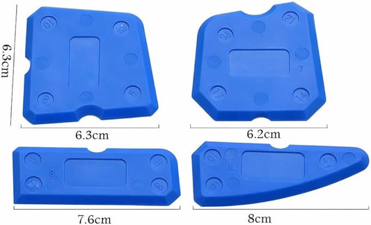 8pcs Caulking Tool, Caulking Tool Kit, Silicone Glass Cement Caulking Scraper, Caulking Sealant Scraper for Sealant Grout Finishing Sealing