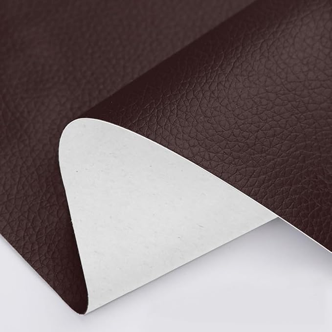 20 X 197 Inches Leather Repair Kit for Furniture, Waterproof Leather Tape Patch Couch Covers Car Seat Repair Self Adhesive Leather Repair Kit (Dark Brown)