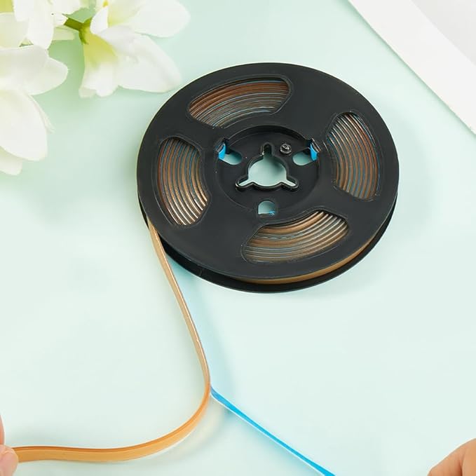 GORGECRAFT 9.84 Feet x 0.31 Inch Caulking Strip Self Adhesive Caulk Trim Peel and Stick Decorative Gap Sealant Edging Tape Border for Stove Sink Toilet Bathroom Wall Edge Cabinet Chocolate Color