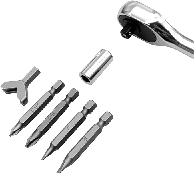 ZKTOOL 130PCS Ratchet Wrench Socket Set, With 13PC 4-14MM Hexagon Sockets,Allen Wrench Set, Universal Joint Socket, Ratchet Wrench, Extension Rod, Professional Auto Repair Tool Set With Storage Box