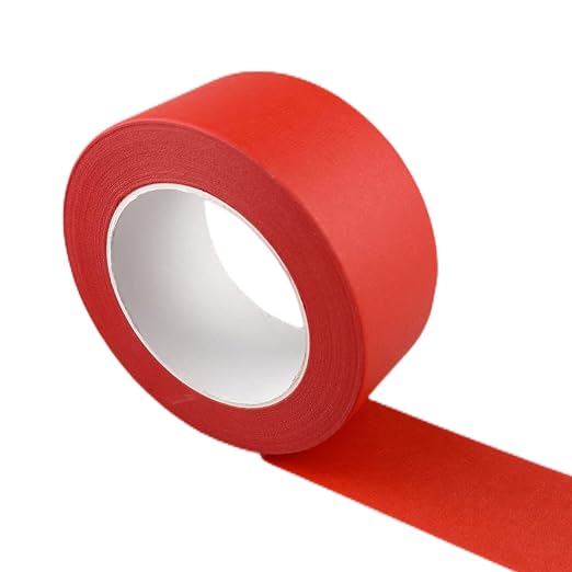 2 Inch Red Wide Masking Tape, 2 Inch X 55 Yard | Red Painters Tape