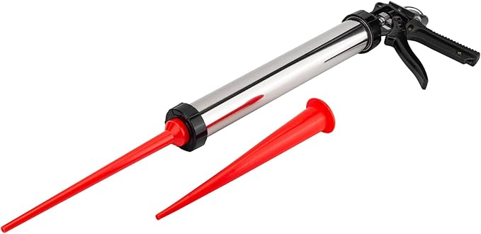 2Pack Caulking Nozzle for Sausage Caulking Gun, Reusable Caulk Nozzle Applicator, Durable Epoxy Piston Caulk Cap, Replacement Extension Tool Supplies Applied in The Construction