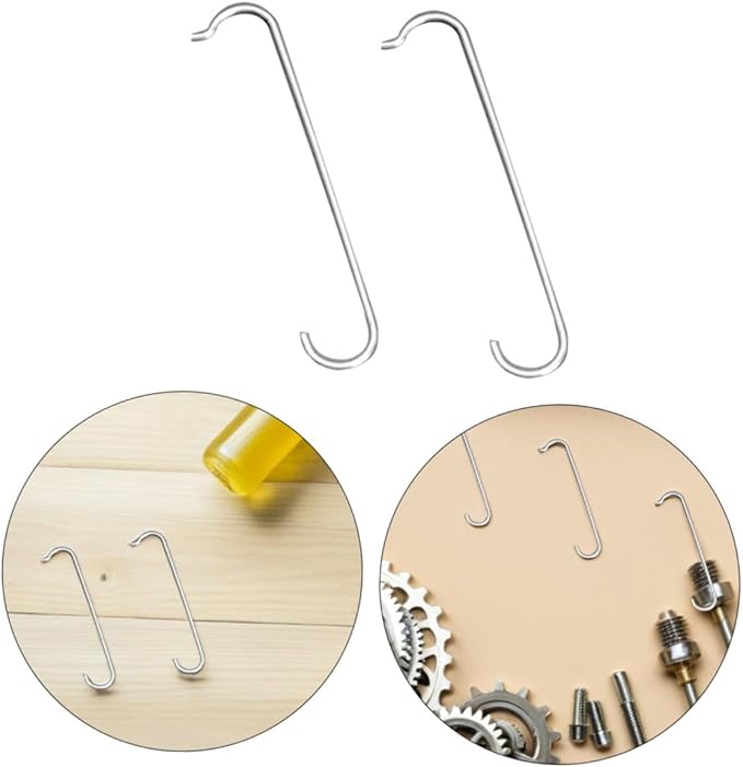 Wakauto 2pcs Chain Hook Stainless Steel Bike Repair Tool Joint Hook Chain Repair Tool for Bike Bicycle