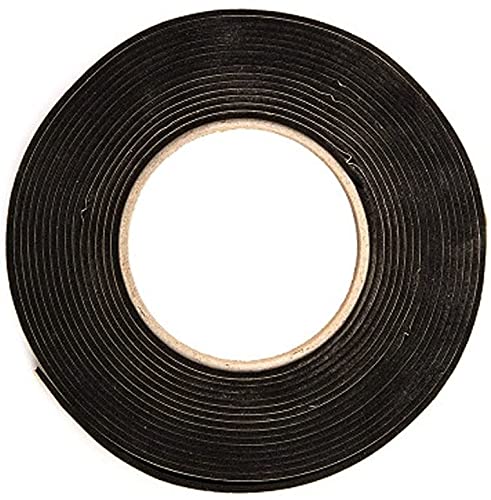 Kitchen Self Sealing Adhesive Tape Dust Waterproof Sealing Strip Caulk Trim Stripe Closed Cell Seal Mounting Tape for Bathroom Shower Tub Toilet Window Kitchen Sink Sealing (1PC) (Black) (Black)