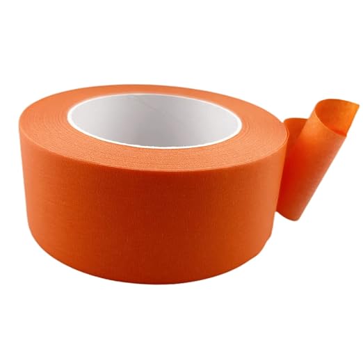 2 Inch Orange Wide Masking Tape, 2 Inch X 55 Yard | Orange Painters Tape