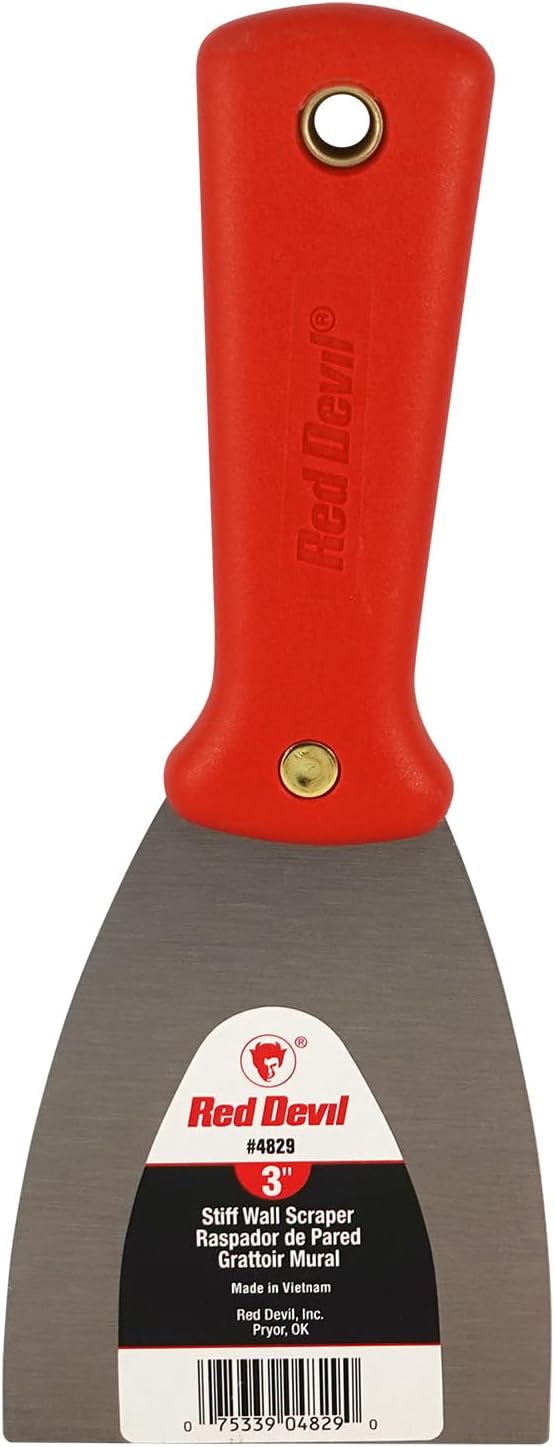 Red Devil 4829 3" Stiff Wall Scraper