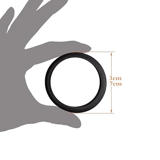 Rubber Caulking Gasket Fits 2 in. Copper DWV Drain Pipe for No-Calk Shower Drain