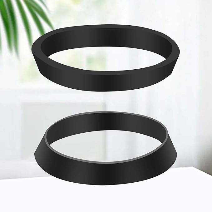 10 PCS Seal Ring Silicone Washer Waste Pipe Seal Ring Rubber Gasket Washers Plumbing for 1 1/2 Inch Drain Pipe Sink Drains