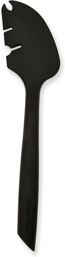 Silicone Spatula ONE Mixer Beater Scraper and Spatula, Black