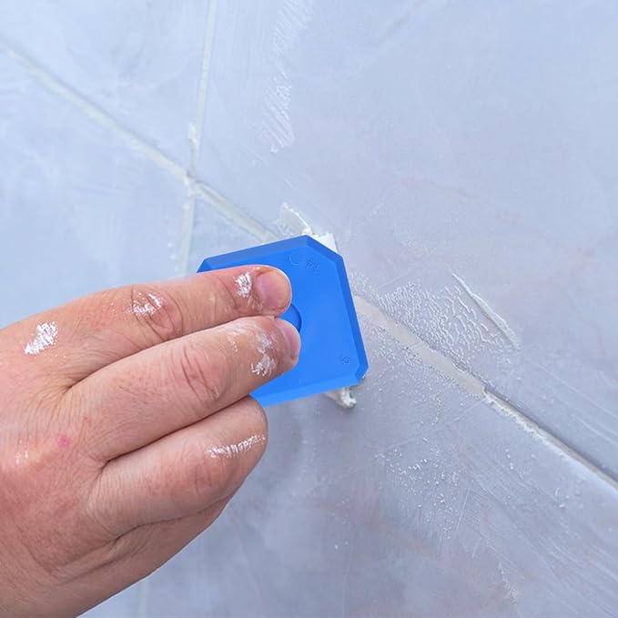 15 PCS Caulking Kit Silicone Sealant Finishing Tools Multi-Edge Sealant Applicator Smoother Portable Sealants Grout Scraper Sealants Grout Finishing Sealing Caulking Tool for Bathroom Floor Window