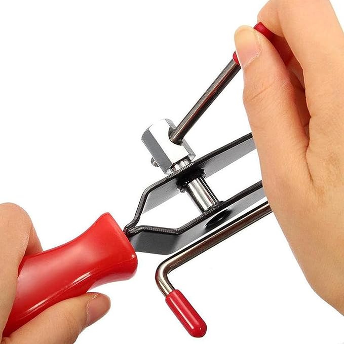 2Pcs CV Boot Clamp Pliers Set with 20Pcs Crimp Bands , Joint Boot Clamp Crimp Pliers, Hose Band Axle Pliers Car Banding Tool Kit, Dust Cover Clip Removal Pliers Repair Tool Accessories, Red