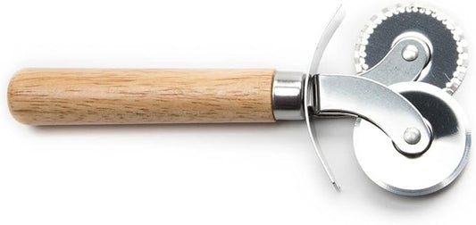 Fox Run 5542 Pastry Wheel Crimper and Cutter, Stainless Steel 1 x 2.75 x 6.5 inches