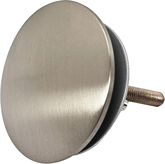 Westbrass D202-07 2" Kitchen Sink Hole Cover, Satin Nickel (2-Pack)