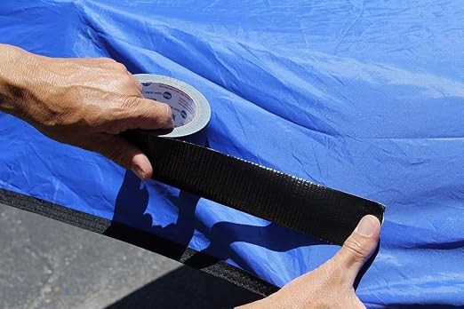 IPG JobSite DUCTape, Colored Duct Tape, 1.88" x 20 yd, Black (Single Roll)