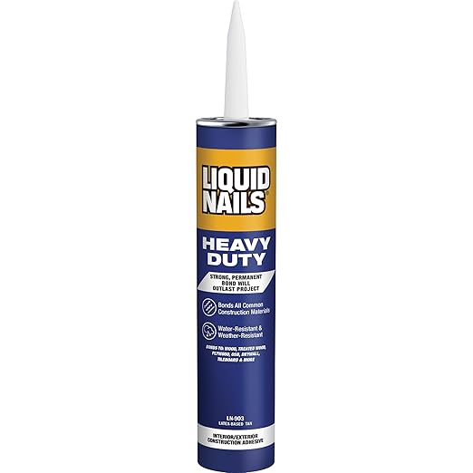 Liquid Nails Construction Adhesive, Pack of 2 | Heavy Duty | 10 oz