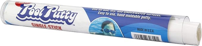 Single-Stick 2 oz | Pool & Spa Repair | Easy for Anyone to DIY | Works Underwater or Above | Fix Cracks Leaks in Concrete, Fiberglass & Other Surfaces | by Atlas Minerals