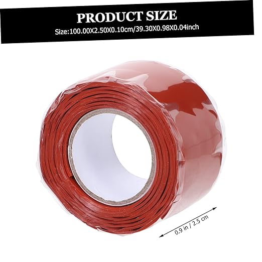 Flexible Rubberized Seal Tape for Pipe Leak Repair Self Adhesive Silicone Rubber Plumber Sealant Tape for Water Buckets Faucets Heating Joints and Sewer Leaks