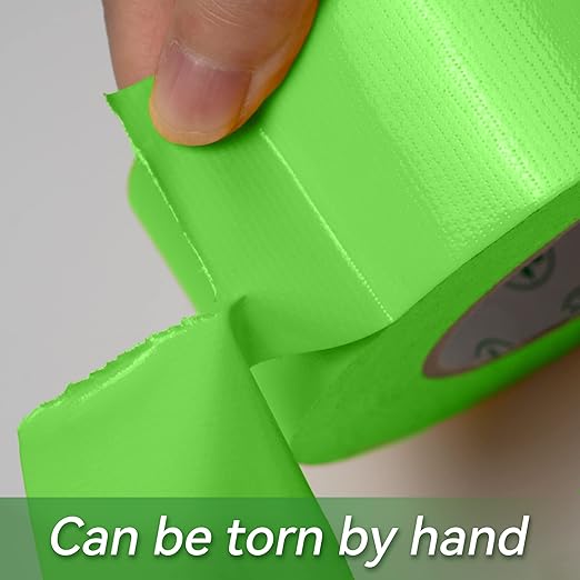 Reniteco Fresh Green Duct Tape- 2 inches x 10 Yards, Waterproof & All-Weather, No Residue, UV Resistant, Heavy Duty for Car, Home & Outdoor Repairs, 1 Roll