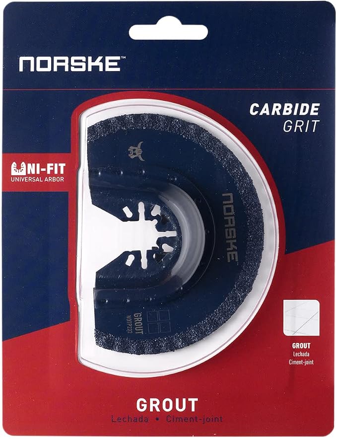 Norske Tools NOTP232 Fast Cut Grout Removal Oscillating Multi Tool Accessory Blade