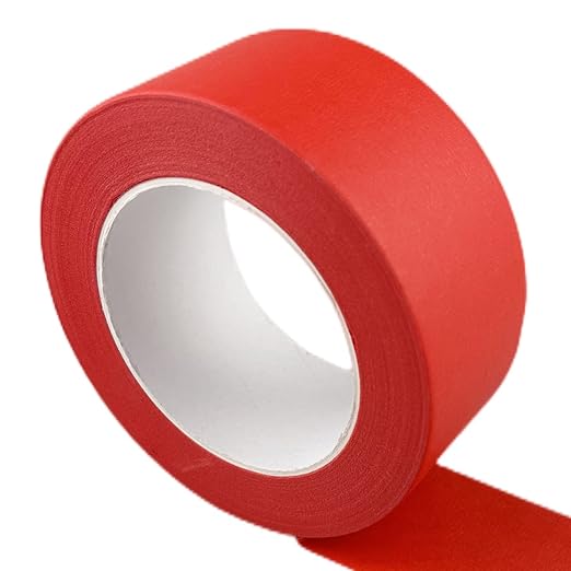 Red Wide Masking Tape, 3 Inch X 55 Yards | Red Painters Tape