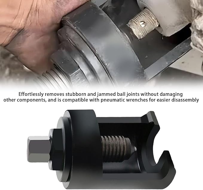 Ball Joint Removal Tool Heavy Duty Truck Ball Joint Separator Universal 36mm Forks Ball Joint Puller Compatible with Class 3–8 Trucks and Equipment