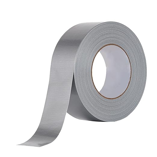 32.8 Feet (20mm) Thick Silver Fabric Waterproof Tape for Sealing and Repairing Pipes