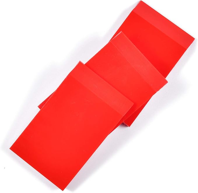1-inch Rubber Extra Small Squeegee Flexible and Soft non scratching for Resin 3D Printing Cleanup, Car Rear Glass Cleaning, window tint films, Pack of 3