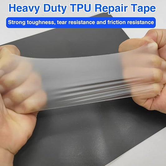7ft Inflatable Repair Patch Kit for Bounce House, Pool, Tent, Canvas, Canopy, Pool Floats, Air Mattress, 3.15 in x 7 ft Roll, Waterproof