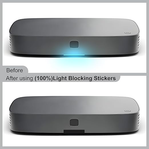 JIEHENG Light Blocking Tape 1.2 inch x 98 Feet, Light Blocking Tape for Electronics,Blocking for Routers (100% Blocking)