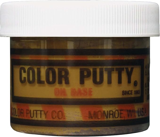 Color Putty Company 144 Color Putty 3.68 Ounce Jar, Teakwood