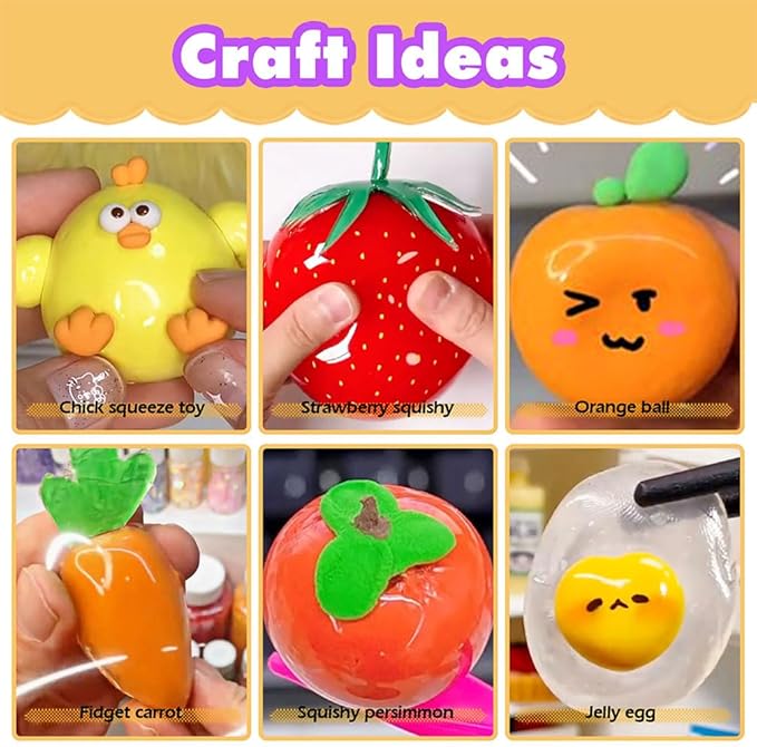 Nano Tape Squishy Kit DIY Vegetables