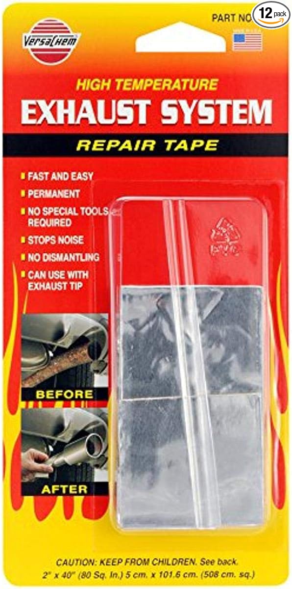 Versachem (82009-12PK) 2" x 40" Exhaust System Repair Tape, (Pack of 12)