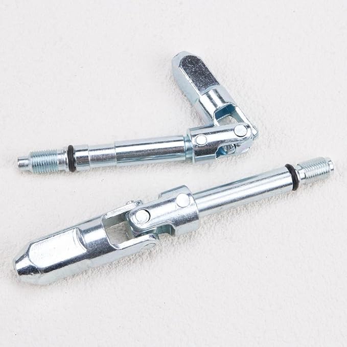 2Pcs Jack Joint Metal Tool Kit Double Pump Horizontal Jack Parts & Oil Seal Portable U Joint Rebuild Accessories for Dustproof Efficiency