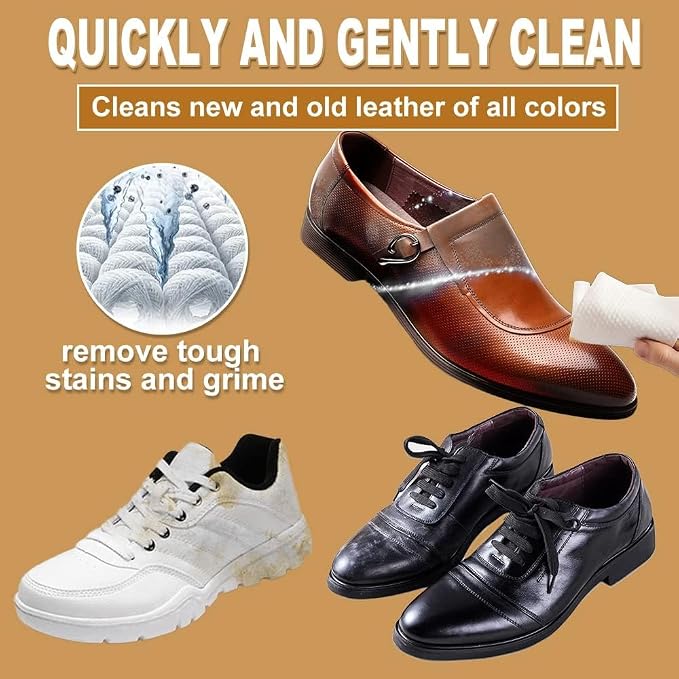 Air Jungles 3in1 Leather Cleaner Wipes 70 Count (3 Pack), XL 8x10 Inch | Clean, Condition, Protect Wipes For Vinyl & Leather Apparel, Furniture, Auto Car Interior, Shoes, Boots, Bags